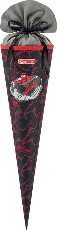 Step by Step Schultüte 70 cm × Ø 18 cm, 5 l – Motiv Ninja Yuma – Serie SPACE – rPET