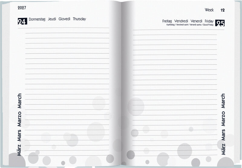 Biella mydiary Schüleragenda – 1 Tag/Seite, gebunden, 12 × 16,5 cm, Aug–Jul, Summer, FSC