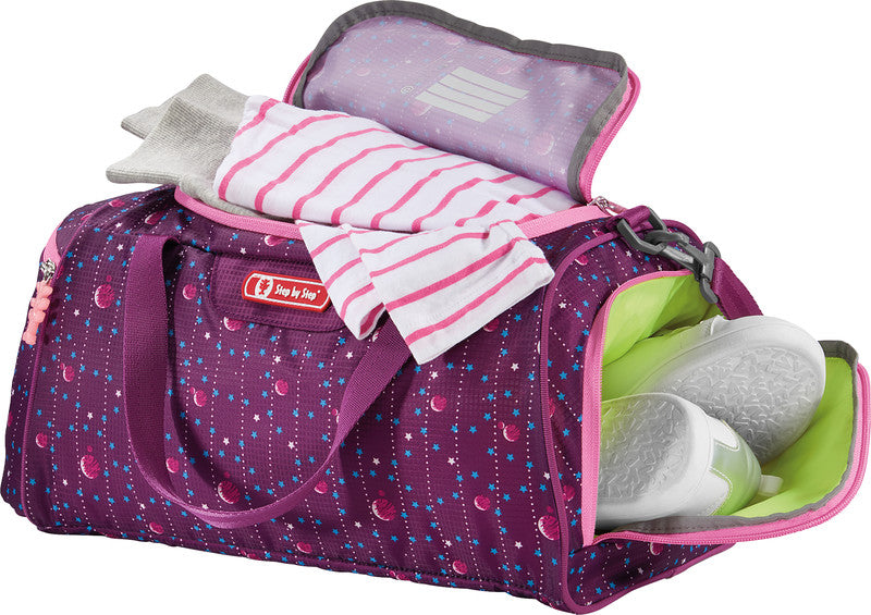 Step by Step Sporttasche – Motiv Dreamy Unicorn Nuala, mit Schultergurt, wasserabweisend, 38 × 20 × 23 cm