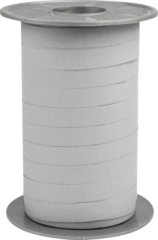 Präsent Geschenkband – Opak, Silber – Kunststoff – 10 mm × 200 m