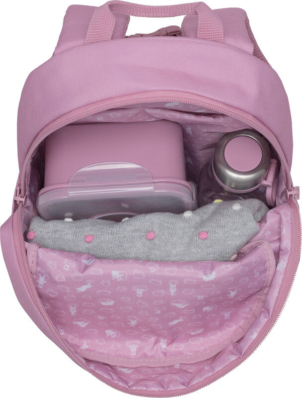 Beckmann Kindergartenrucksack Urban Mini – pink – 10 l – 21,0 × 35,0 × 16,0 cm – aus recycelten PET-Flaschen