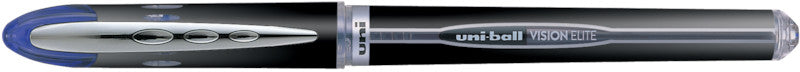Uni-Ball Vision Elite UB205 – Tintenroller, wasserfest, mit Kappe, 0,2 mm, blau