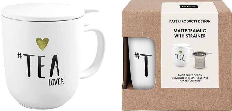Ppd Pure Teetasse – 0,35 l, New Bone China, weiss, Deckel