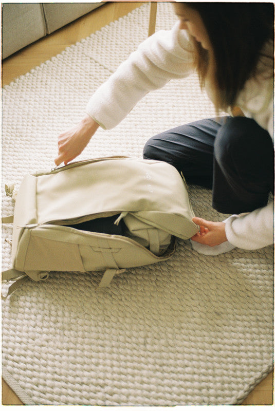 Beckmann Street Go – Notebook-Rucksack – für 16"-Notebook, 26 l, rPET, beige