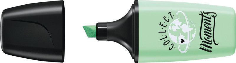 STABILO BOSS Textmarker Mini Set 3 Farben Pastell – Keilspitze, 2–5 mm