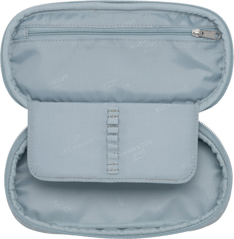 Beckmann Klassisches Schlamperetui, leer – Forest Deer Dusty Mint – Kunststoff – 22,0 × 5,0 × 10,0 cm