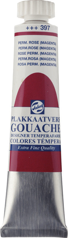 Talens Gouache – Set – 8 Farben, 8 × 20 ml, inklusive Deckweiss