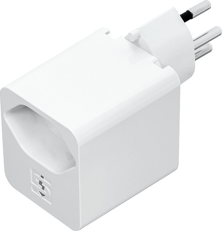 Steffen Abzweigstecker – Kunststoff/Metall, weiss, drehbar 325°, für Geräte mit USB-C-Anschluss
