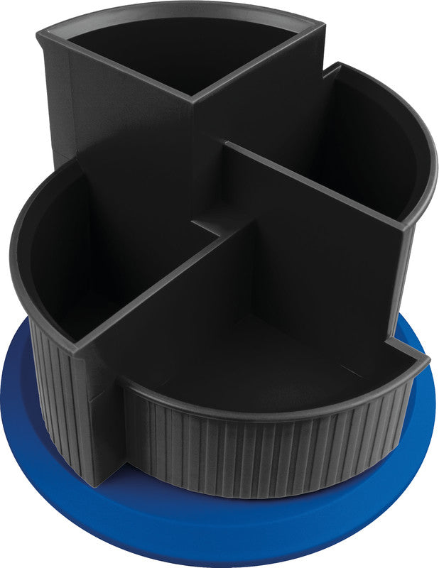 Helit Multiköcher – Kunststoff, Schwarz, 140 × 112 mm