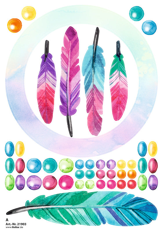 Folia Traumfänger-Set – 8-teilig – 210 × 300 mm