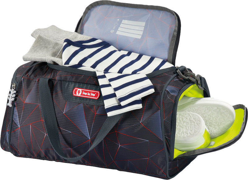 Step by Step Sporttasche CLOUD – 13 l, Motiv Dragon Drako, mit Schultergurt, wasserabweisend, 38 × 20 × 23 cm
