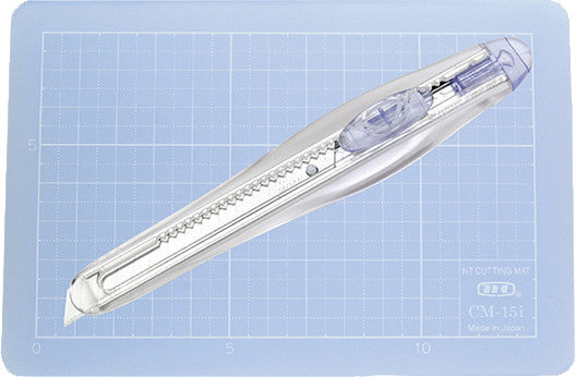 NT Cutter Werkzeugset iA-200 – 100×150 mm Mini-Schneidematte, inkl. 1 Klinge, Blau, 2-teilig