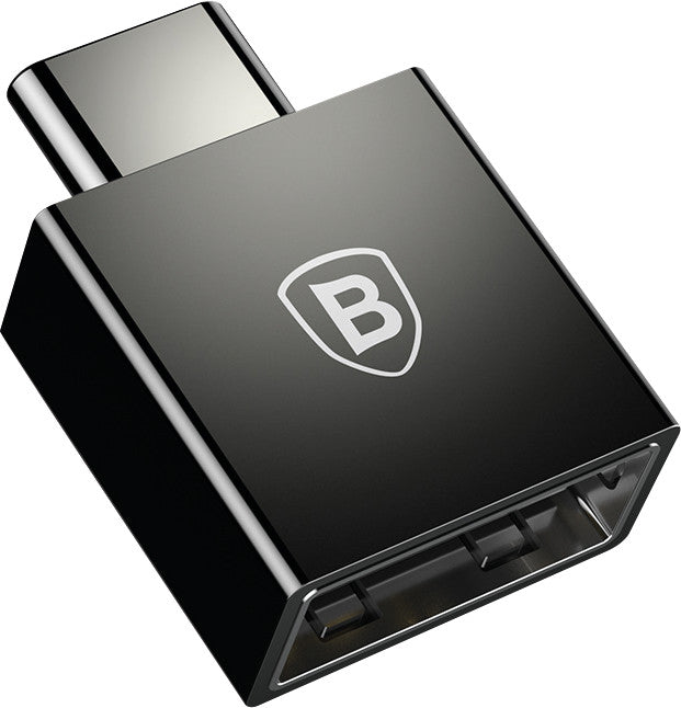 Baseus USB-C (Stecker) auf USB-A (Buchse) Adapter, USB 2.0, für Smartphone/Tablet