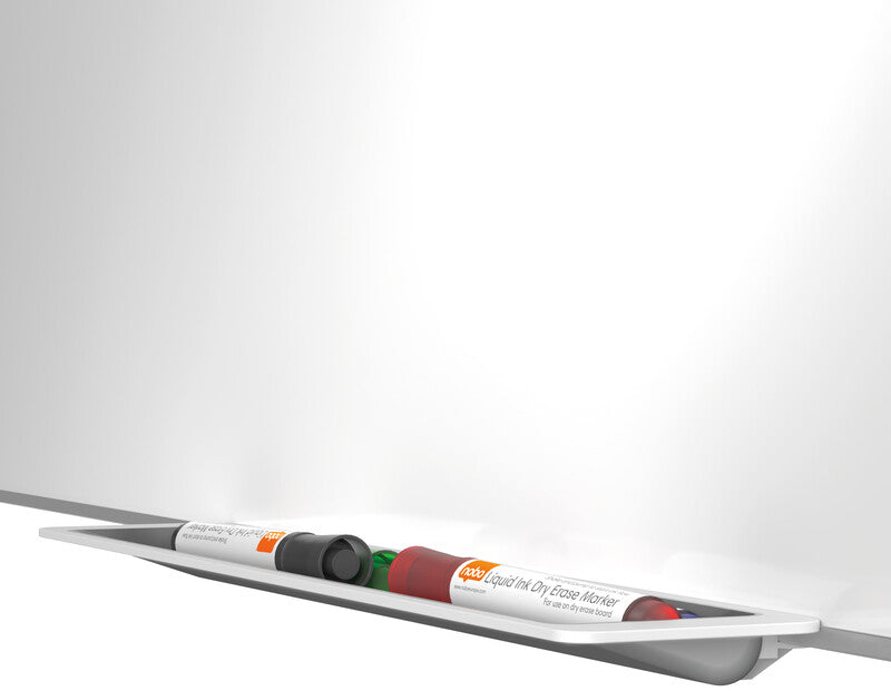 Nobo Whiteboard – 60 × 45 cm, Emaille, magnetisch, Aluminiumrahmen, Wandmontage, inkl. Stifteablage