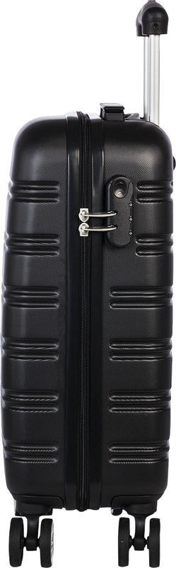 Worldpack Handgepäck-Trolley New York – 38 l, ABS-Hartschale, 4 Doppelrollen, schwarz, 35 × 55 × 20 cm