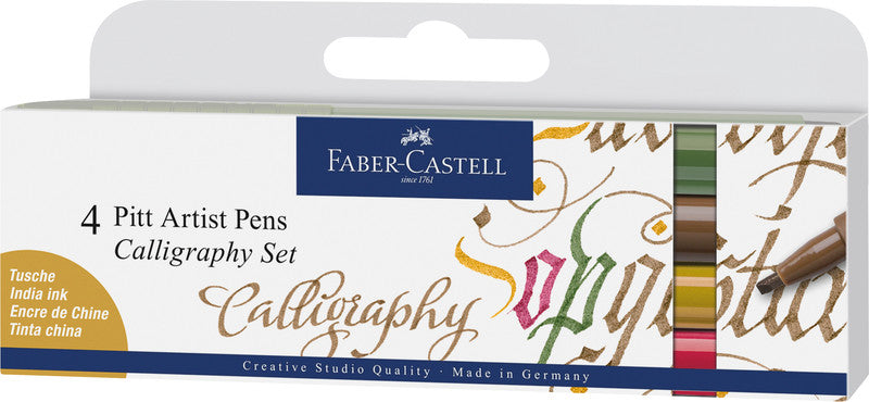 Faber-Castell Filzstifte, wasserfest, 4 Stk.