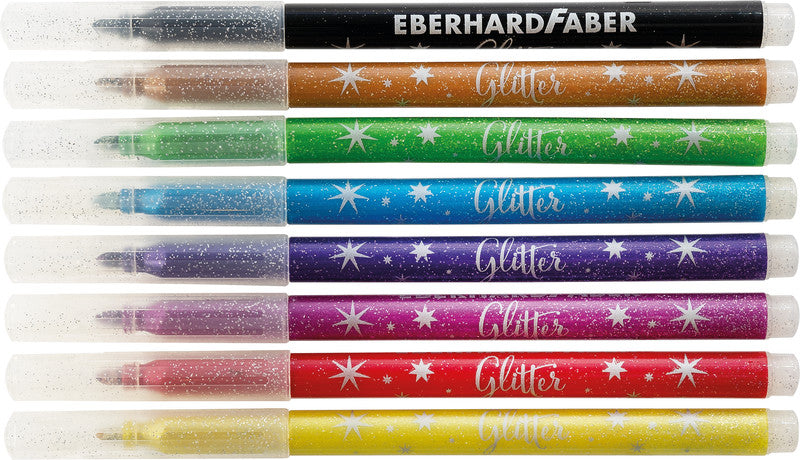Eberhard Faber Filzstifte, Strichbreite 3 mm, auswaschbar ab 40 °C, 8 Farben