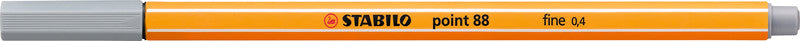 STABILO point 88 Fineliner 0,4 mm – mittelgrau