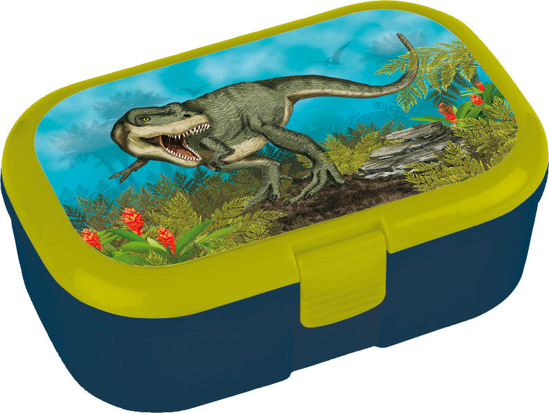 Tapirella Lunchbox – 1,2 l, Kunststoff, mehrfarbig, T-Rex-Motiv, spülmaschinenfest