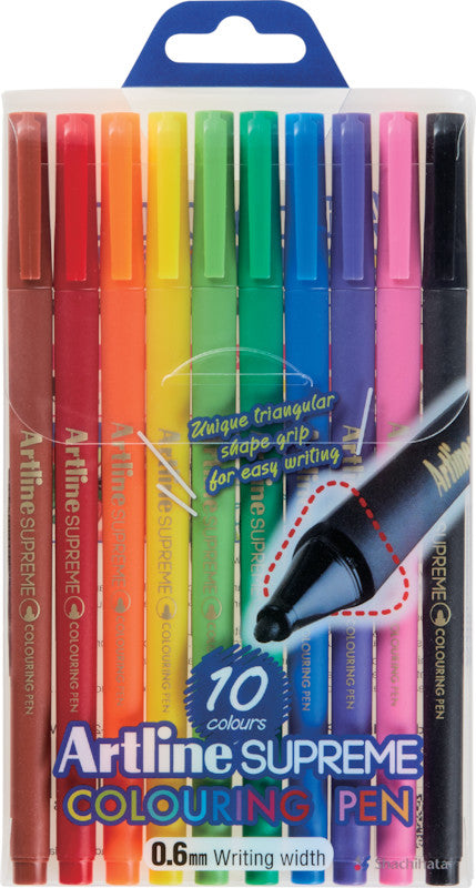 Artline Filzstifte, Strichbreite 1 mm, 10 Farben