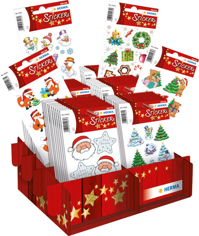 HERMA Schmucketiketten, Dekor Weihnachten – 84 × 120 mm – sortiert