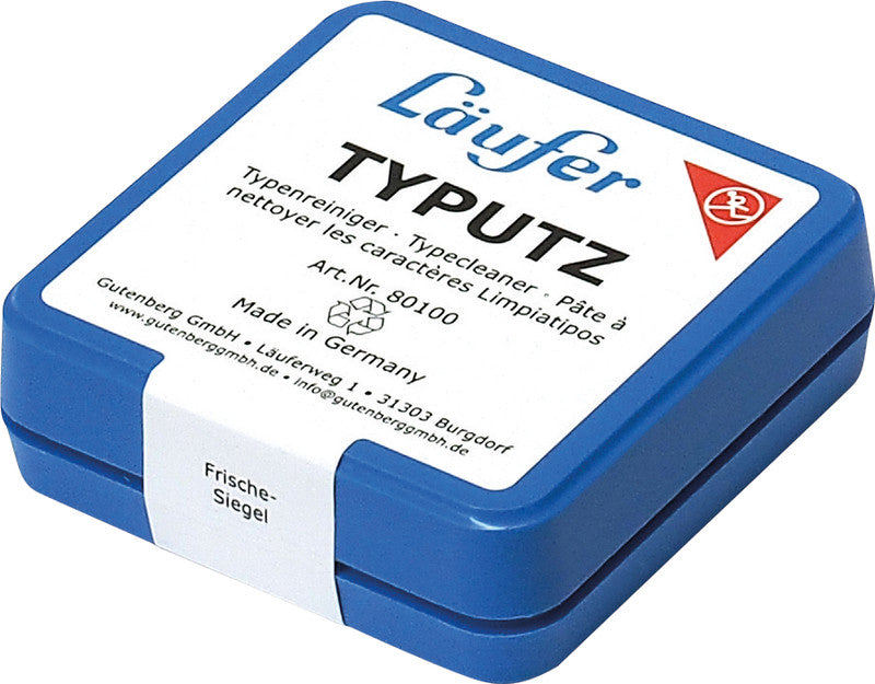 Laufer Läufer Typenreiniger Typutz, Kunststoff, Blau