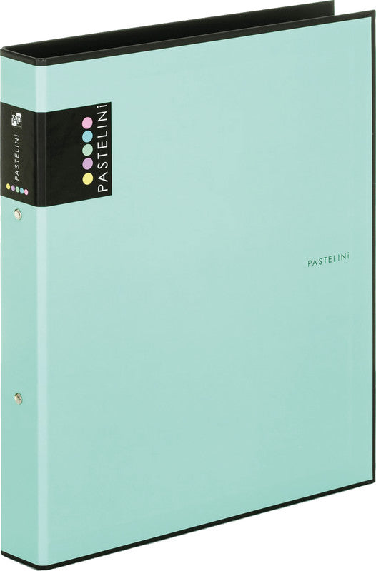 Pastelini Ringbuch – A4 Hochformat – 2-Ring, Ø 25 mm, Rücken 40 mm – Grün, Karton