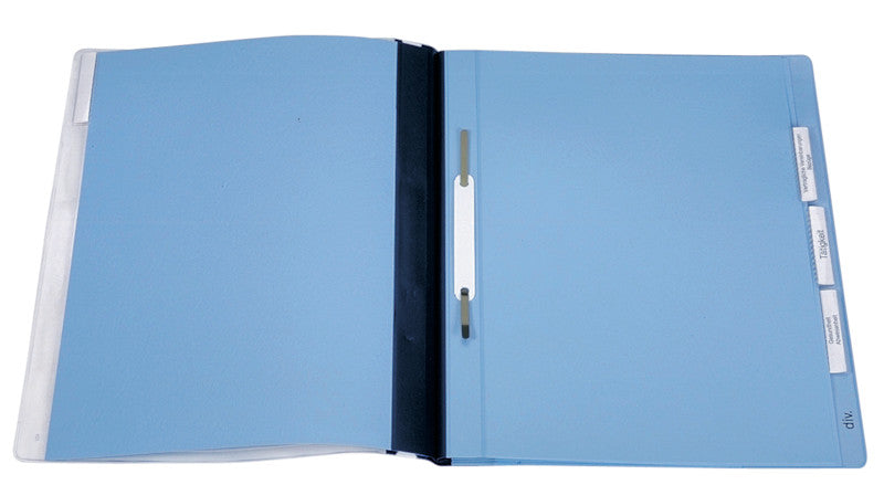 Durable Hängeordner für A4 – Kunststoff, Blau, ohne Vordruck