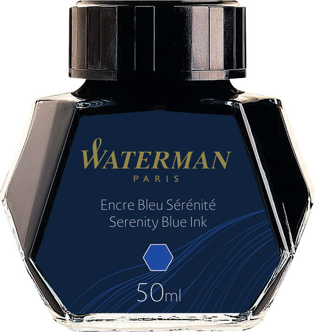 Waterman Tinte für Kolbenmechanik, Konverter – blau, geruchsarm, 50 ml