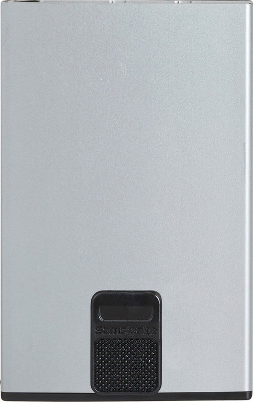 Samsonite Schiebeportemonnaie – 64 × 102 mm, Leder, Schwarz – 1 Stück