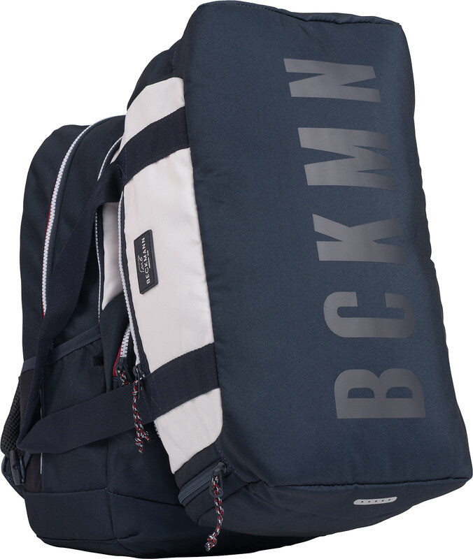 Beckmann Junior Sport Rucksack – Navy White – 31.0×45.0×22.0 cm – 30 l – recycelte Materialien
