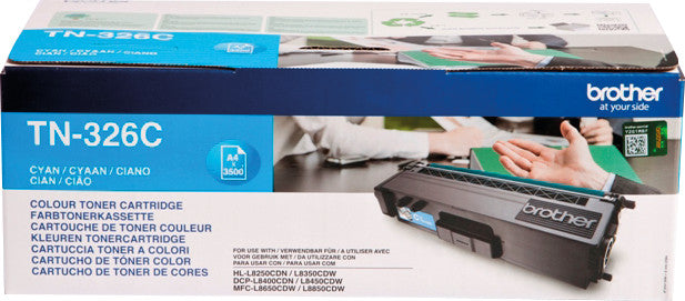 Brother Toner – cyan, 3500 Seiten – für Farb-Laserdrucker/Multifunktionsgeräte