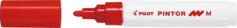 Pilot Kreativ-/Pigmentmarker – rot, 1 Stk., deckend, wasserfest – für viele Oberflächen