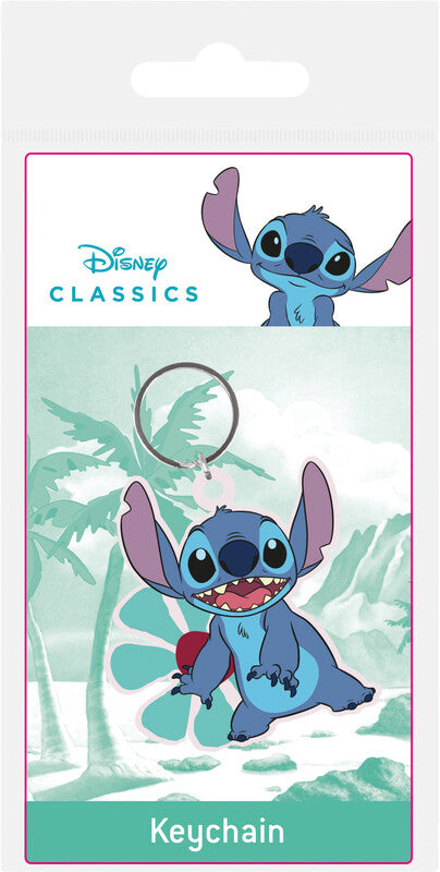 Disney Schlüsselanhänger – Kunststoff, blau, Motiv "Lilo & Stitch", 1 Stk.