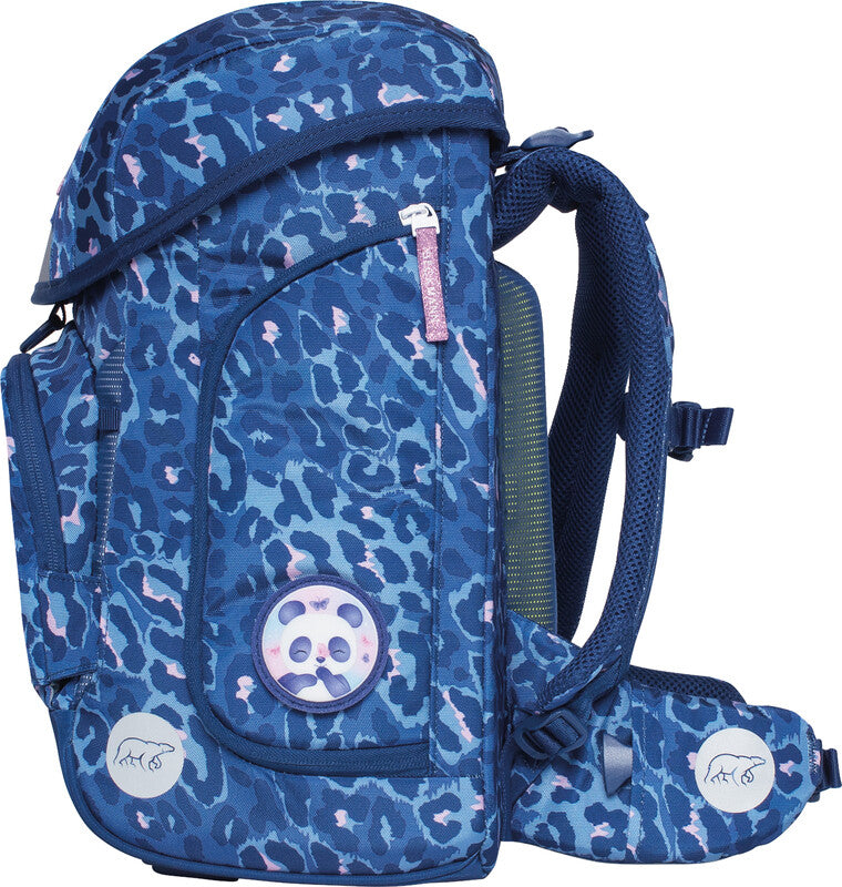 Beckmann Schulrucksack Plus Air – Cheetah – 20 l – aus recycelten PET-Flaschen