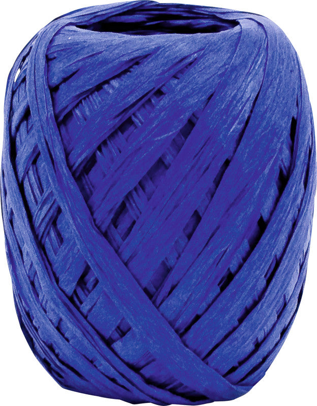 Goldina Bastpapier Raffia – Ultramarin – 7 mm × 30 m