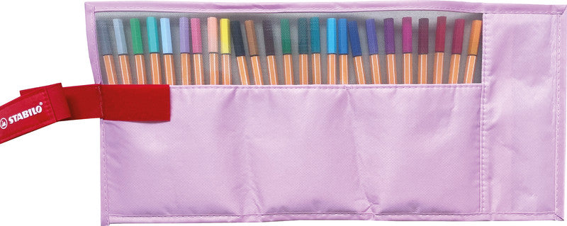 STABILO point 88 Fineliner – 25er-Set – 0,4 mm – 25 Farben, sortiert
