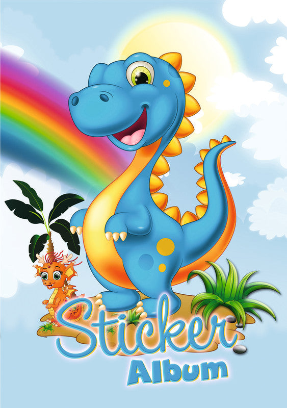 HERMA Stickeralbum Dinos – A5, 16 Seiten