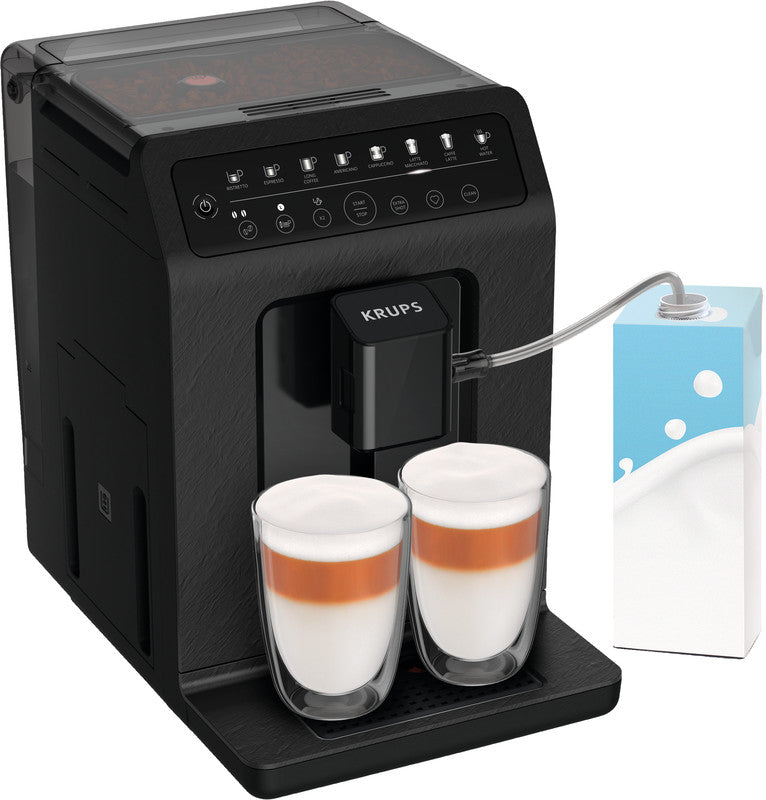 Krups Kaffeevollautomat – 2,3 l, 260 g, 2 Tassen, Schwarz