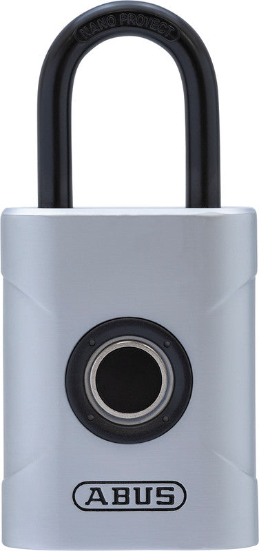 ABUS Vorhängeschloss TOUCH 57 – 45 × 23 × 95 mm, grau, CR2