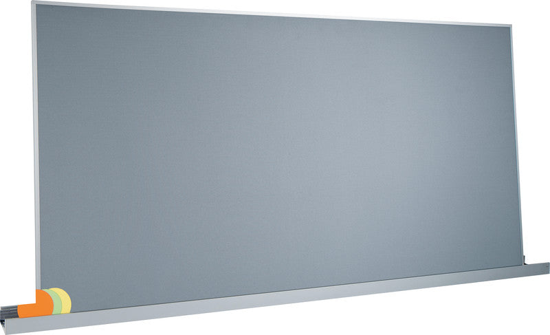 Sigel Pinnwand – Filz, Alurahmen – 90 × 180 cm, Grau, Meet up