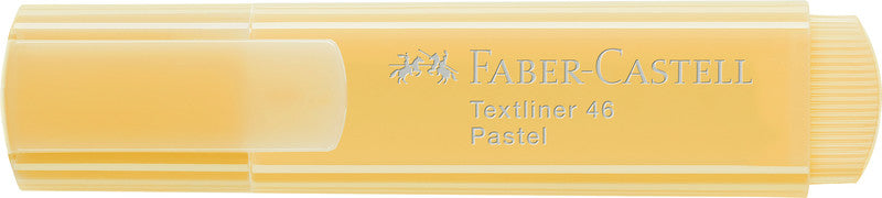 Faber-Castell 46 Pastell Textmarker Vanille – Keilspitze, 1–5 mm, nachfüllbar