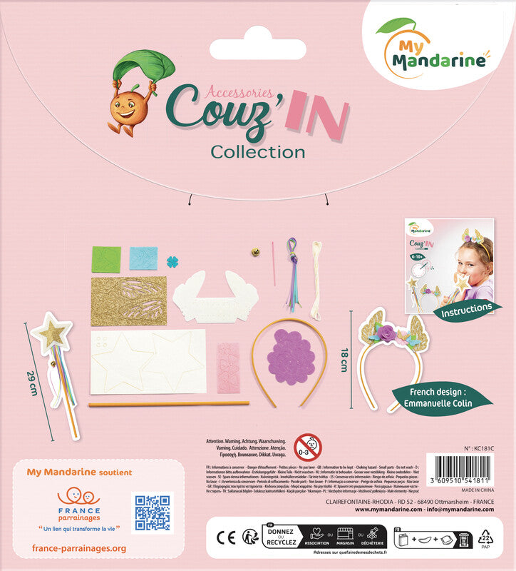 My Mandarine – Bastelset Couz'in – Fee – ab 7 Jahren