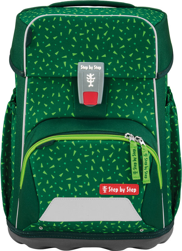 Step by Step Basis Schulrucksack-Set – 4-teilig – Green Graphics