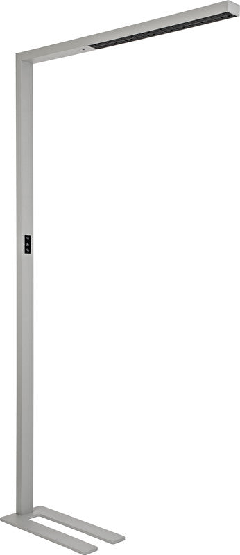 MAUL LED-Stehleuchte Sirius Colour Vario – Touchfeld, dimmbar – 3000–5700 K – 10’110 lm 66 W – Silber