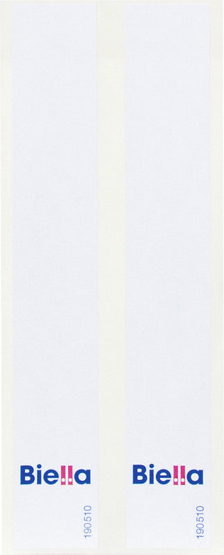 Biella Schuletiketten – 24×143 mm, 10 Stk, 5 Bogen, Papier, permanent haftend