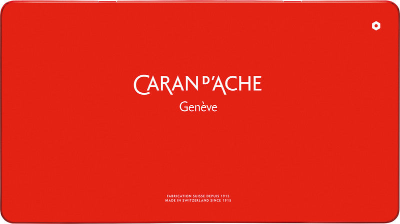 Caran d-Ache Caran d'Ache Aquarellfarbstifte Supracolor Soft – 40 Farben, im Metalletui, Ø 3,8 mm, FSC