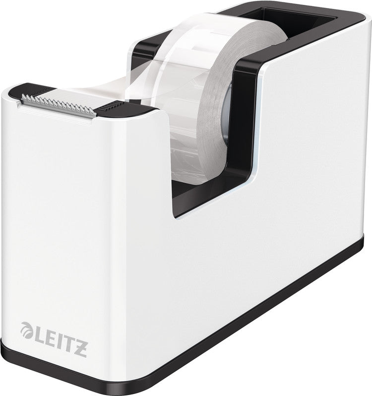 Leitz Tischabroller WOW Duo Colour – für Klebeband bis 19 mm × 33 m, inkl. Rolle, Kunststoff (ABS/PS/PP)