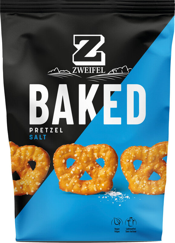 Zweifel Bretzeln – Meersalz, Beutel, 180 g, Vegan