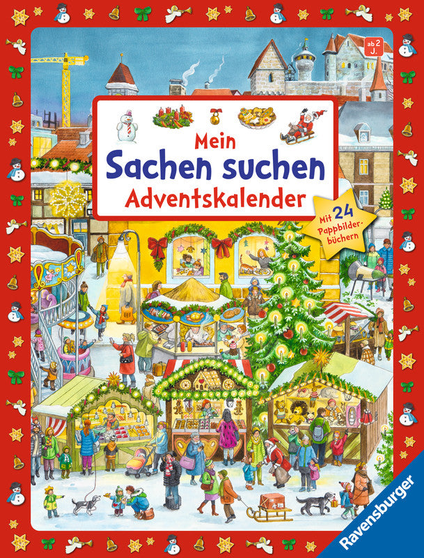 Ravensburger Weihnachts-Adventskalender, Karton, sortiert, 44 × 33,5 cm – FSC, eco:plus